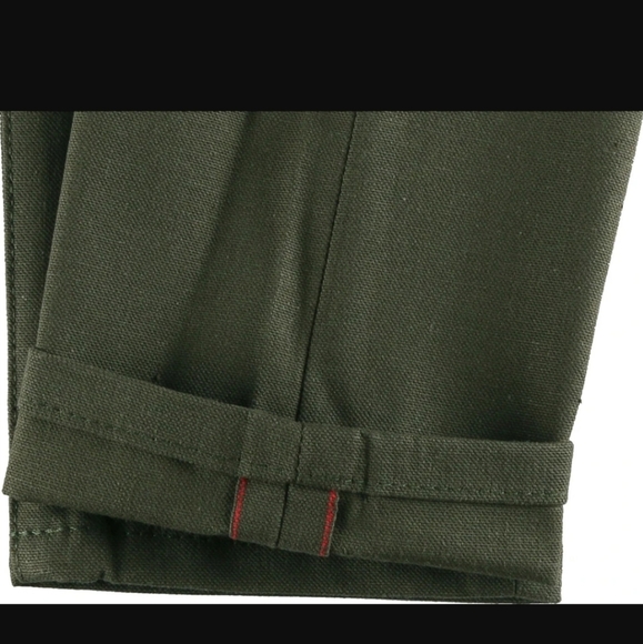 NAKED&FAMOUS BNWT 29 Military Green! - Picture 4 of 5